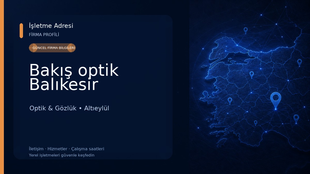 Bakış optik Balıkesir Optik & Gözlük