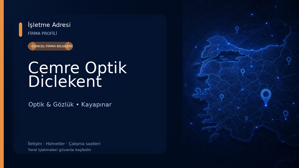 Cemre Optik Diclekent Optik & Gözlük