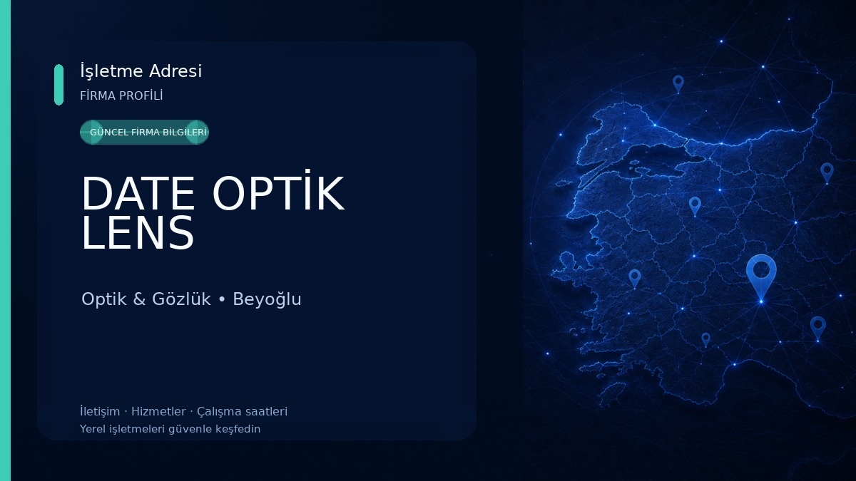 DATE OPTİK LENS Optik & Gözlük