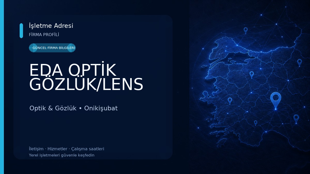 EDA OPTİK GÖZLÜK/LENS Optik & Gözlük