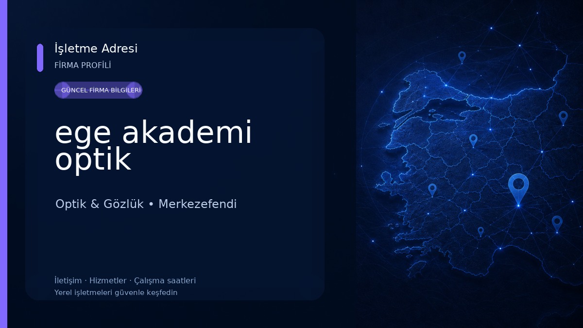 ege akademi optik Optik & Gözlük
