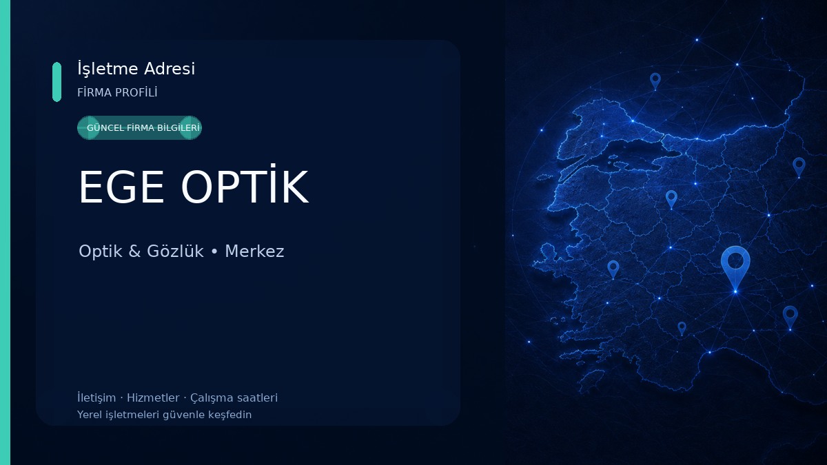 EGE OPTİK Optik & Gözlük