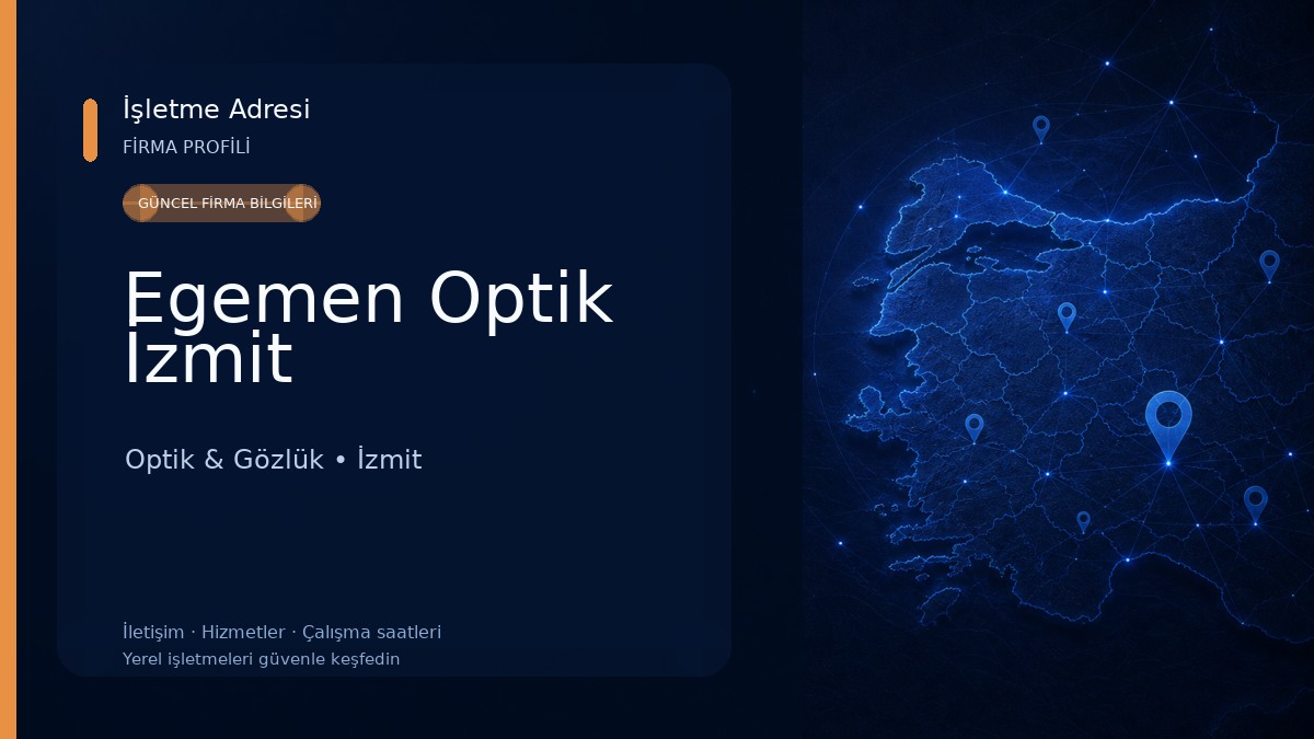 Egemen Optik İzmit Optik & Gözlük