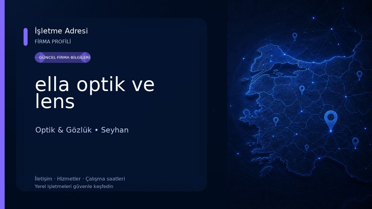 ella optik ve lens Optik & Gözlük