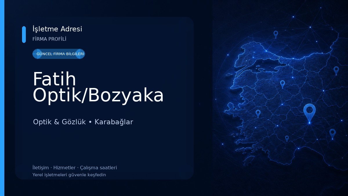 Fatih Optik/Bozyaka