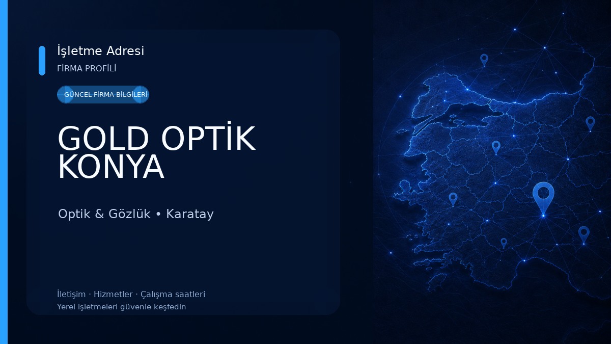 GOLD OPTİK KONYA