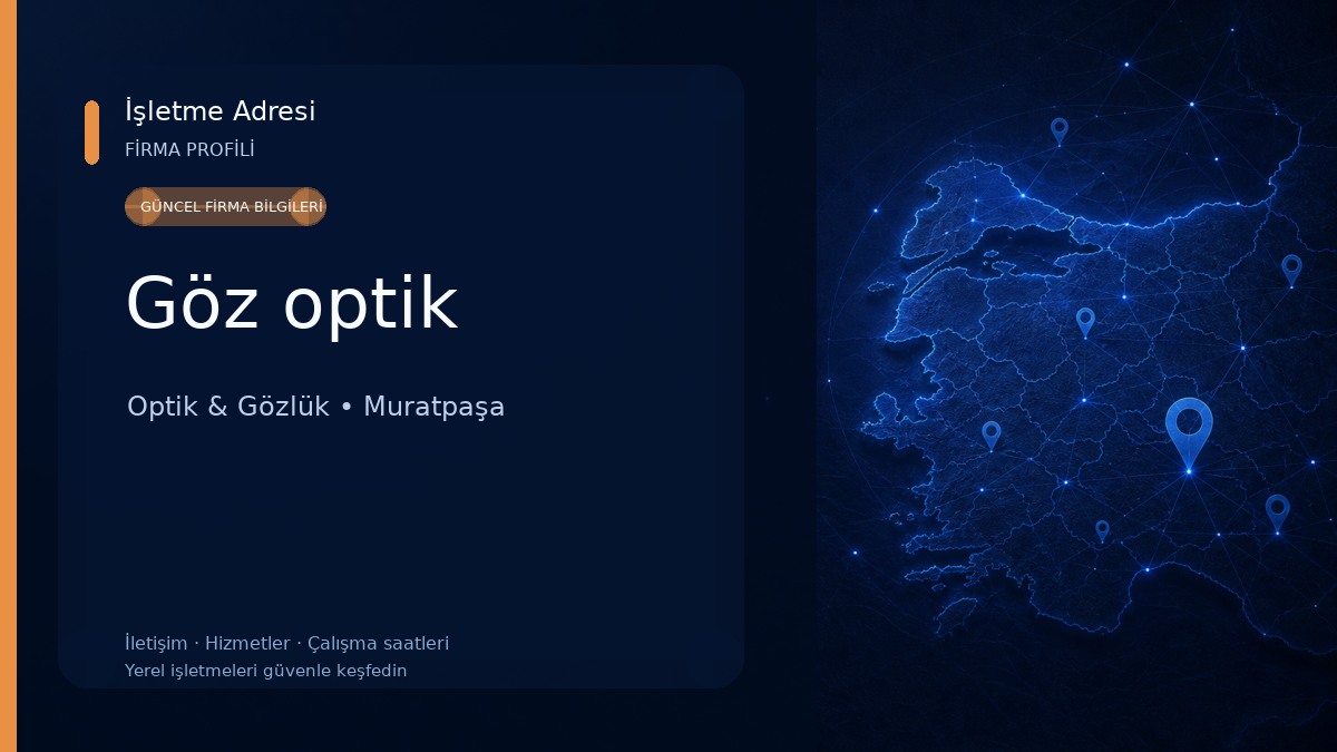 Göz optik Optik & Gözlük