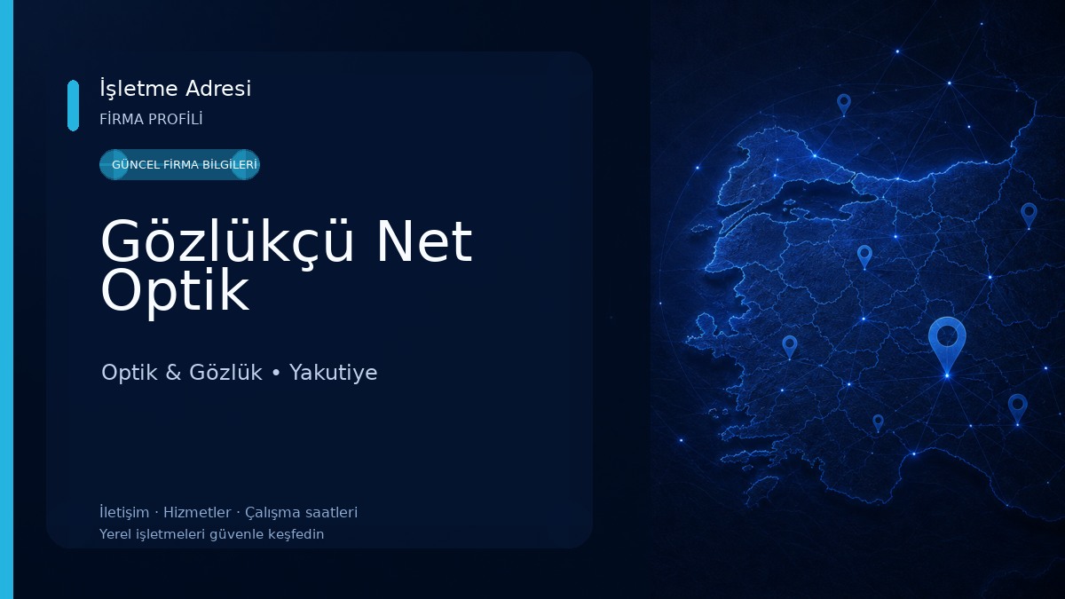 Gözlükçü Net Optik Optik & Gözlük