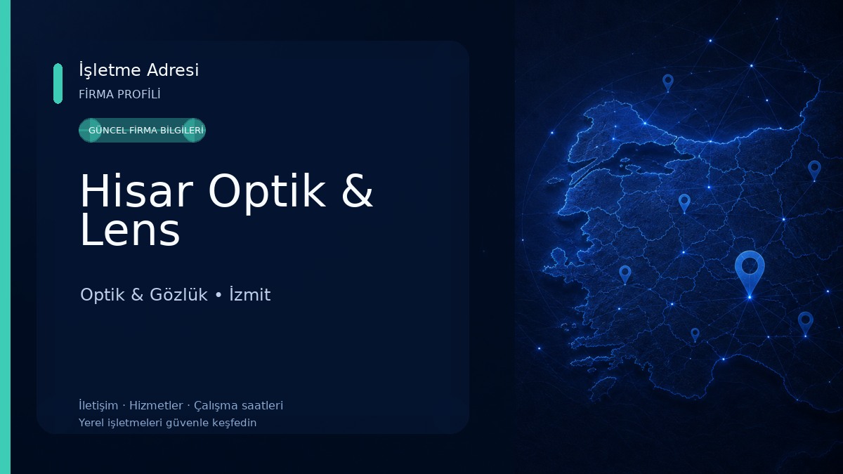 Hisar Optik & Lens Optik & Gözlük