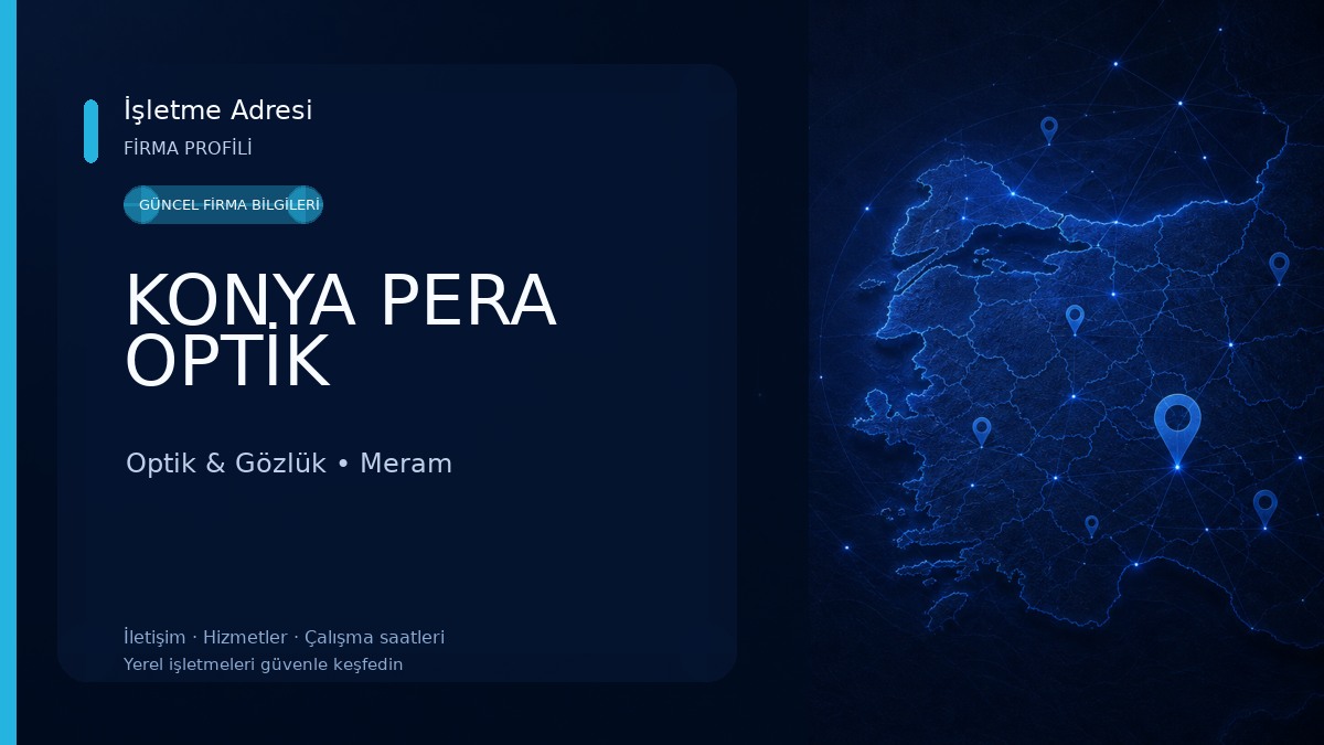 KONYA PERA OPTİK Optik & Gözlük