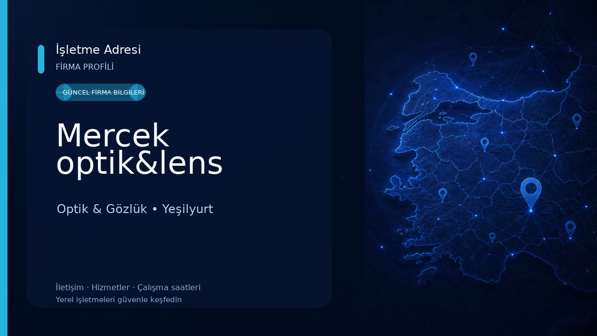 Mercek optik&lens Optik & Gözlük