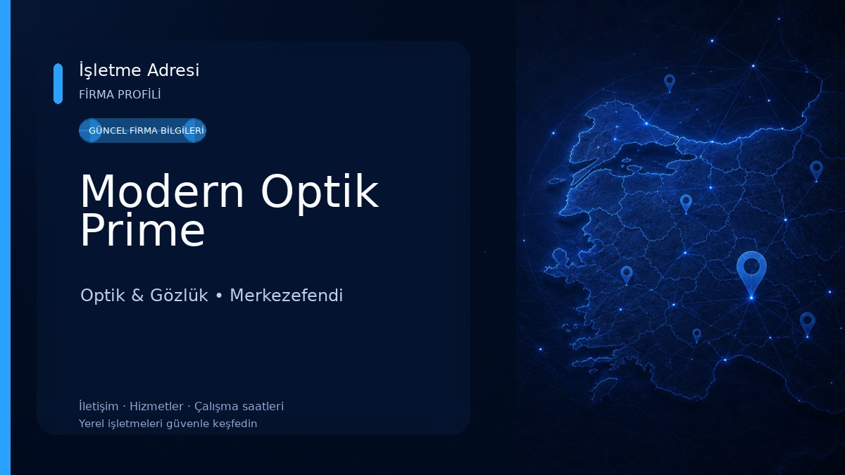 Modern Optik Prime Optik & Gözlük
