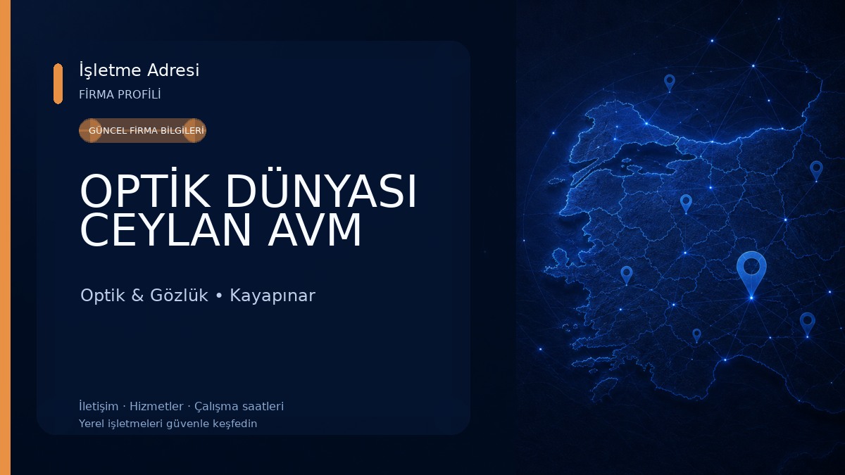 OPTİK DÜNYASI CEYLAN AVM