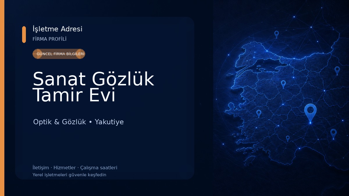 Sanat Gözlük Tamir Evi Optik & Gözlük