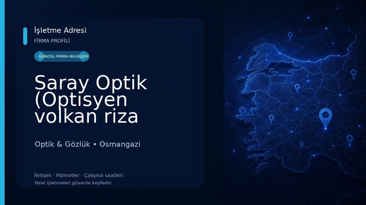 Saray Optik (Optisyen volkan riza özükurt) Optik & Gözlük