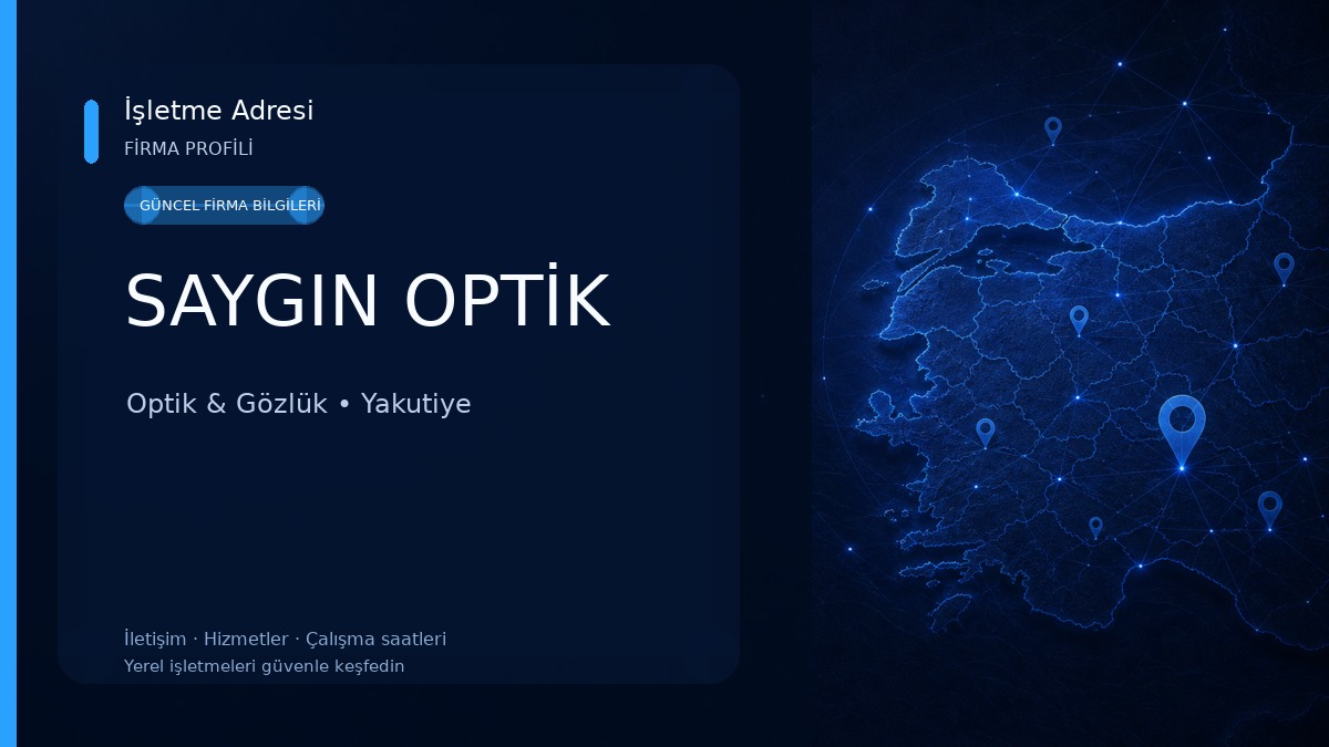 SAYGIN OPTİK Optik & Gözlük