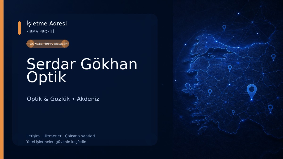 Serdar Gökhan Optik