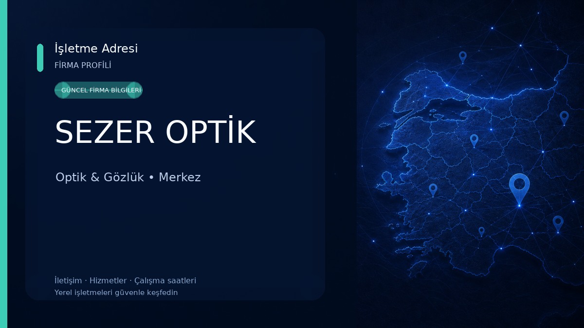 SEZER OPTİK Optik & Gözlük