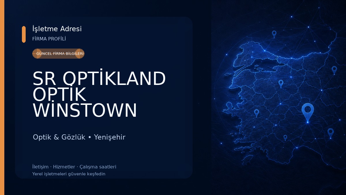 SR OPTİKLAND OPTİK WİNSTOWN Optik & Gözlük